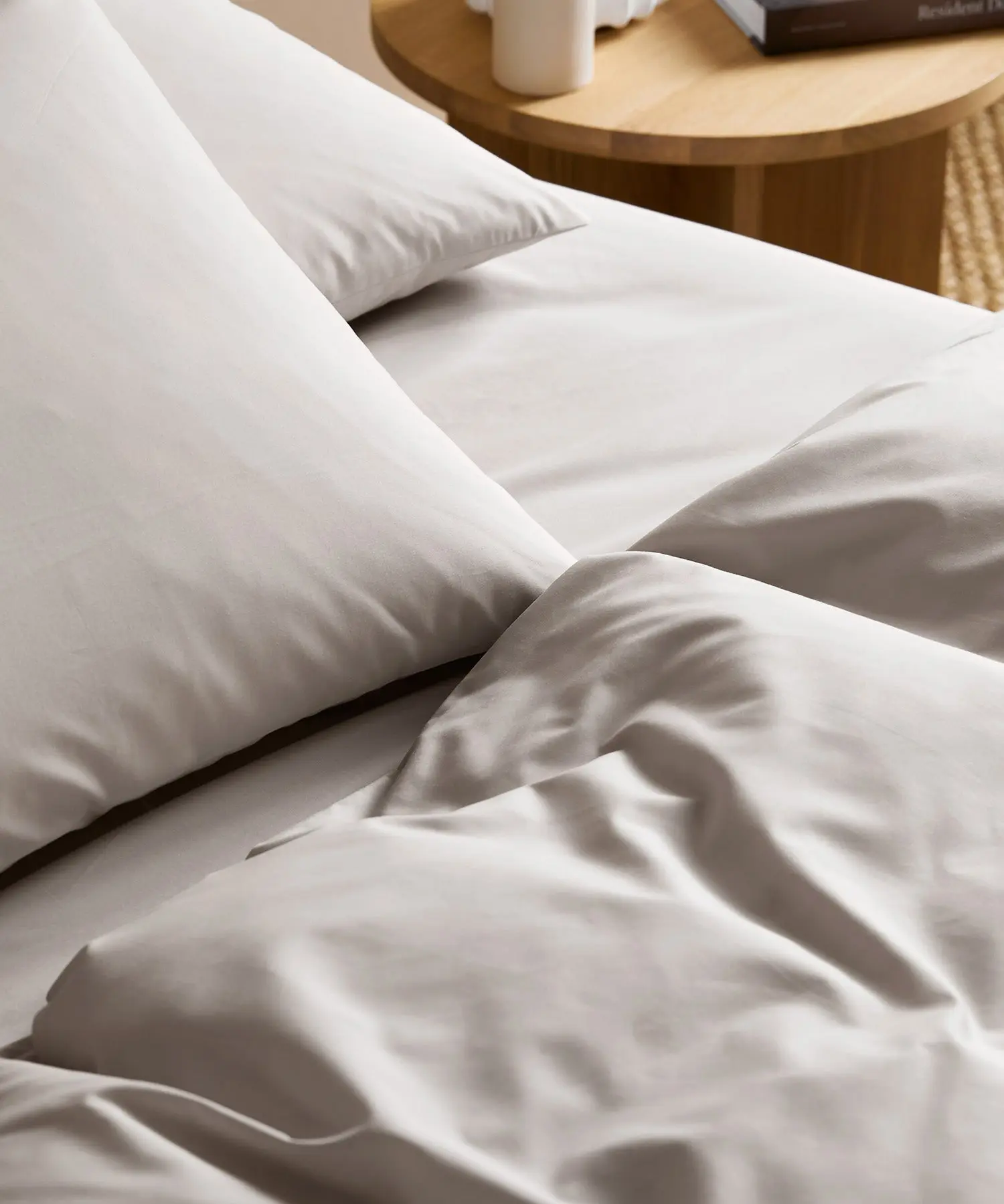Sand Tencel Cotton Fitted Sheet - Image 4