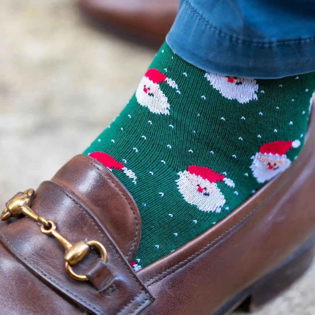 Santa Claus Bamboo Socks - Image 2