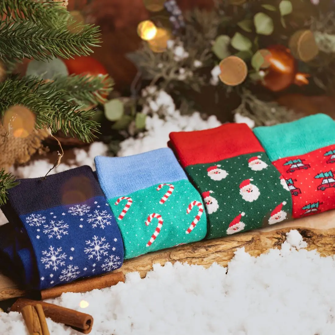 Santa Claus Bamboo Socks - Image 3