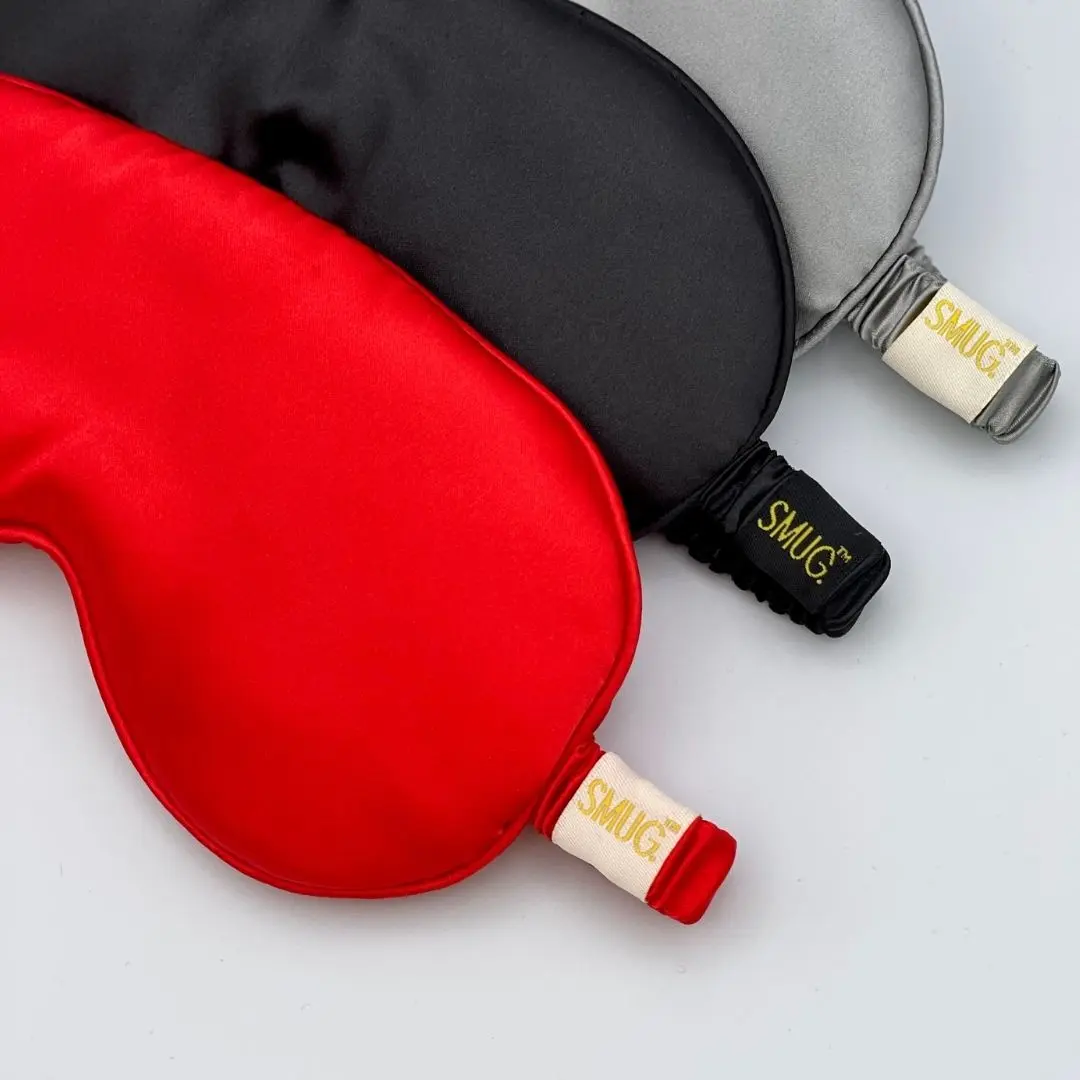 Black Satin Sleep Mask - Image 4