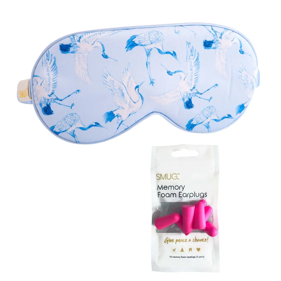 Cranes Satin Sleep Mask - Image 5