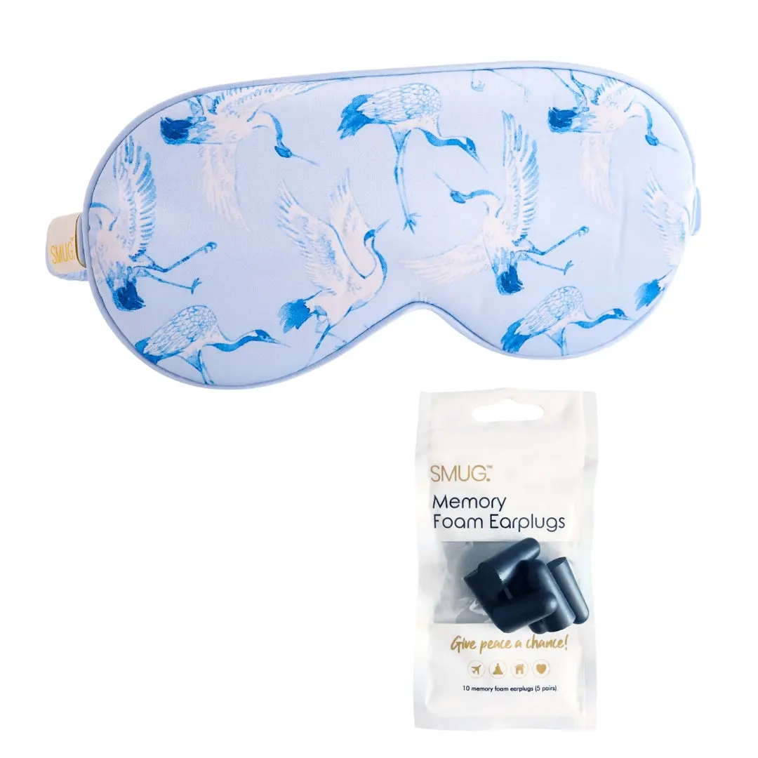 Cranes Satin Sleep Mask - Image 6