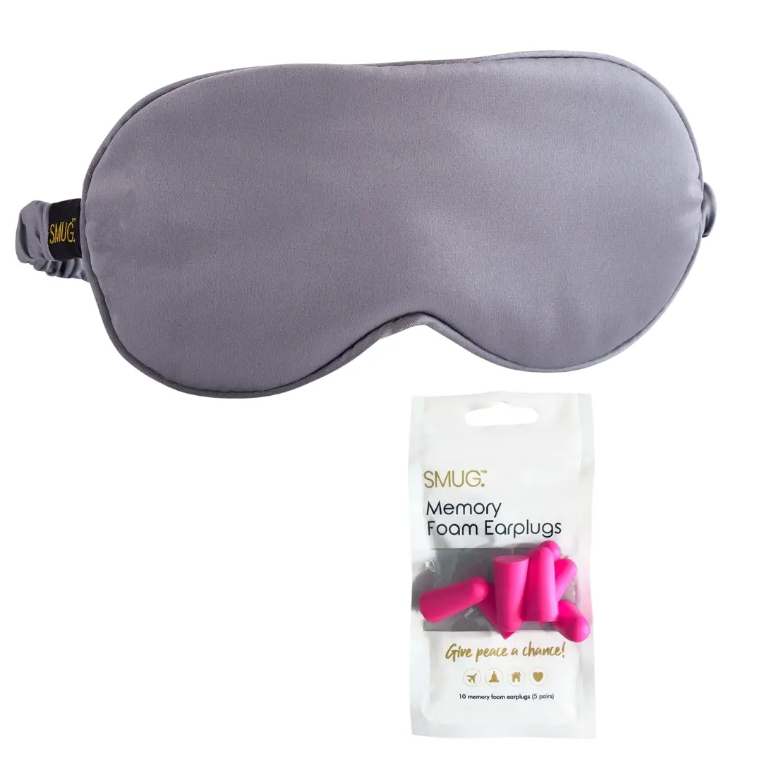 Grey Satin Sleep Mask - Image 7