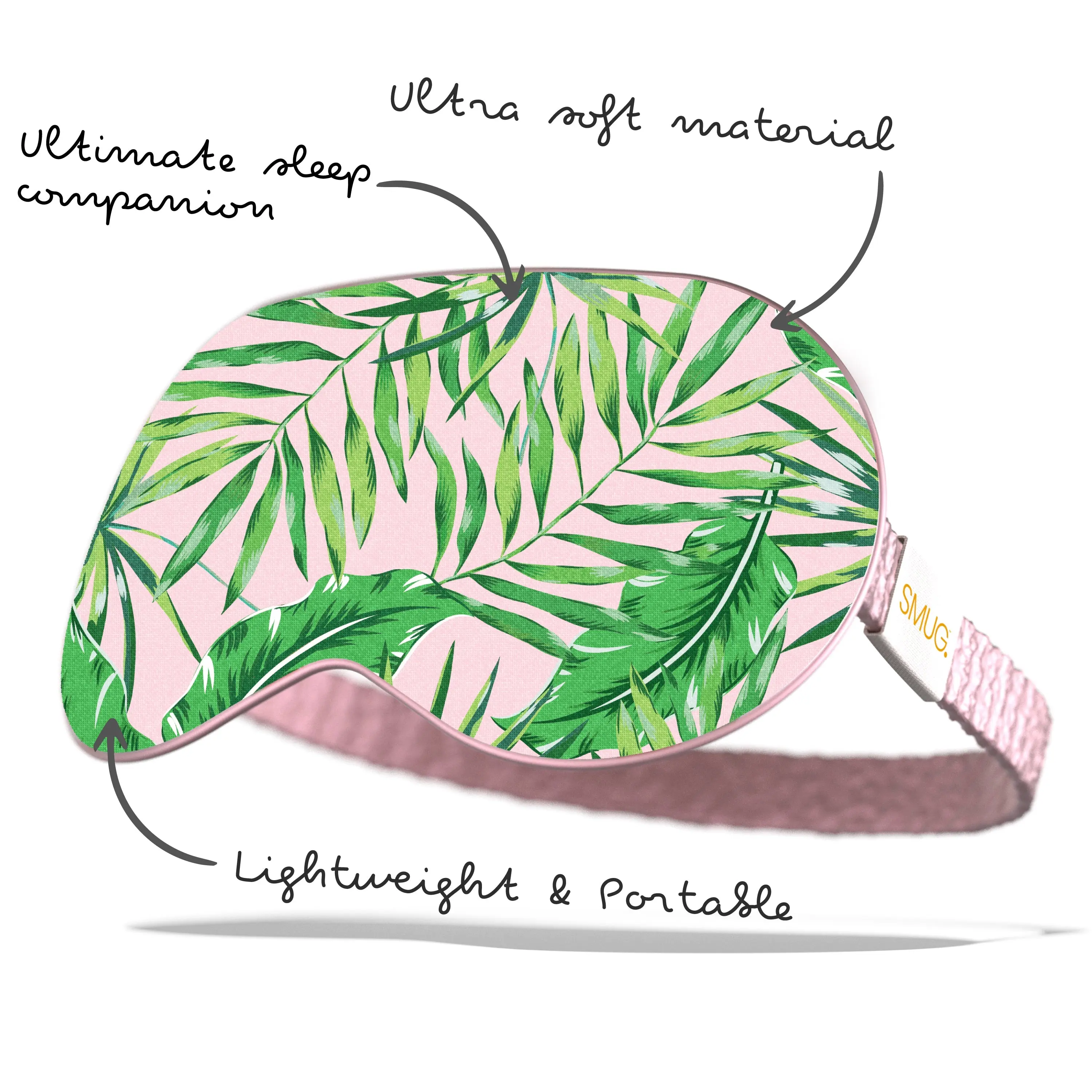 Palm Satin Sleep Mask - - Image 6