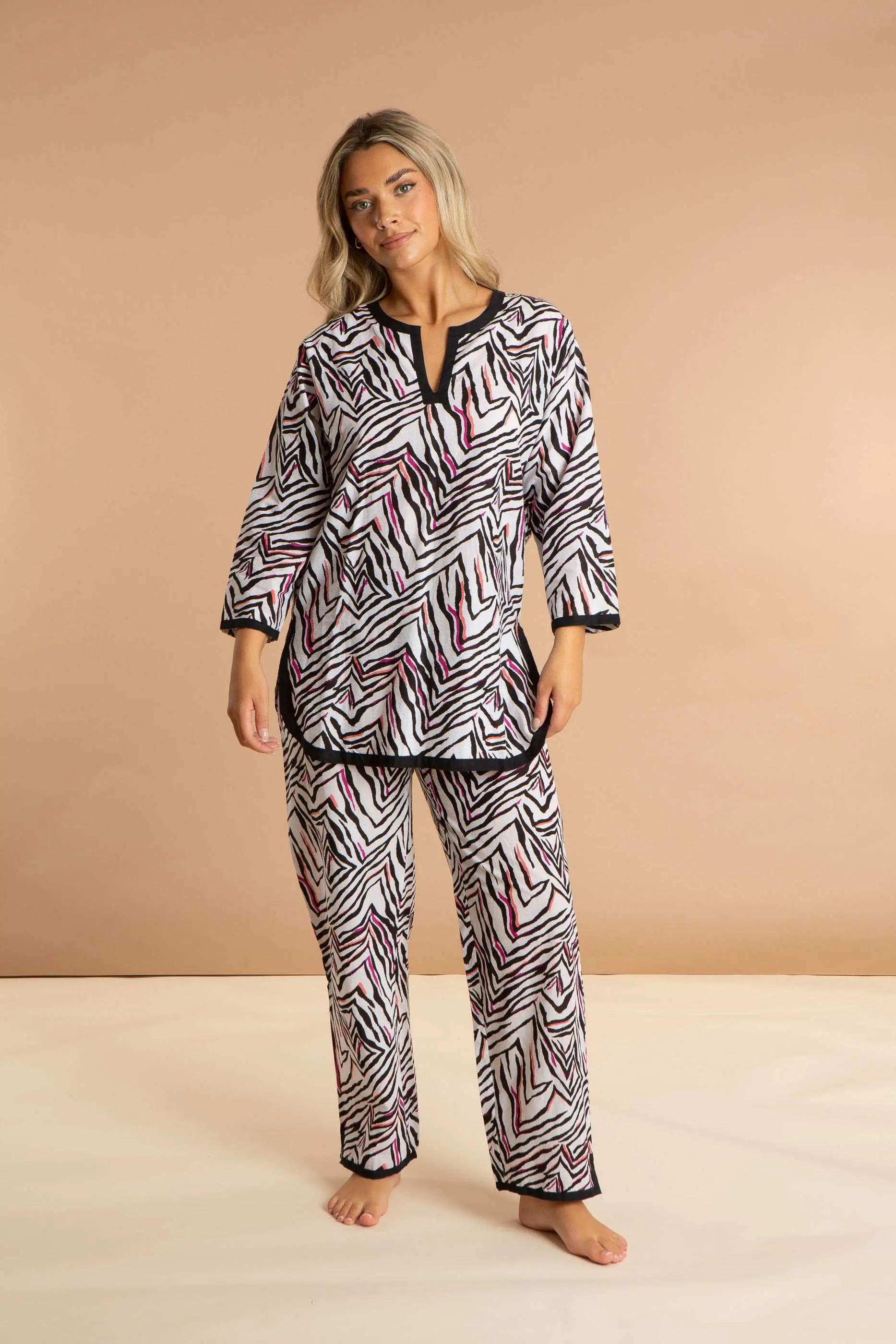 Savannah Women's Cotton Pyjama Trouser Set