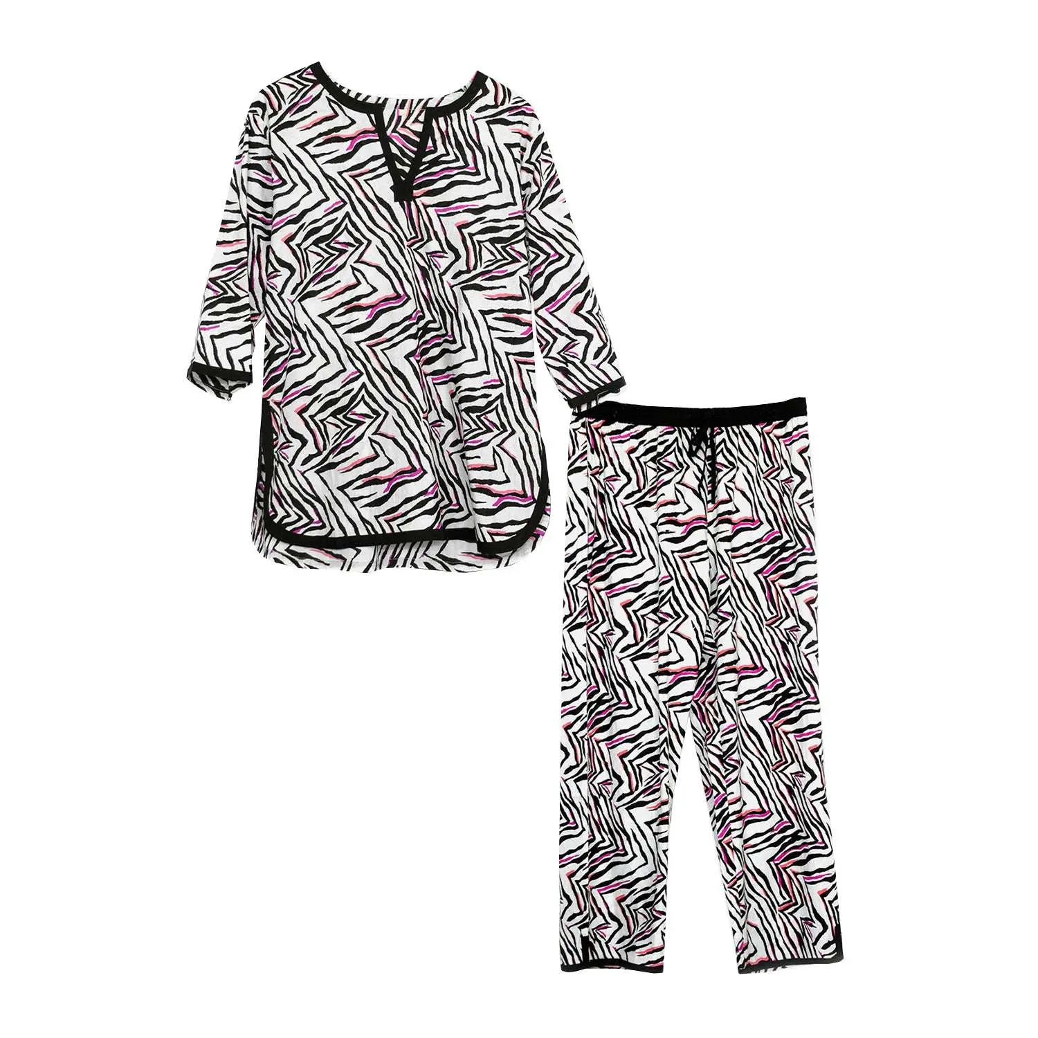Savannah Women's Cotton Pyjama Trouser Set - Image 7
