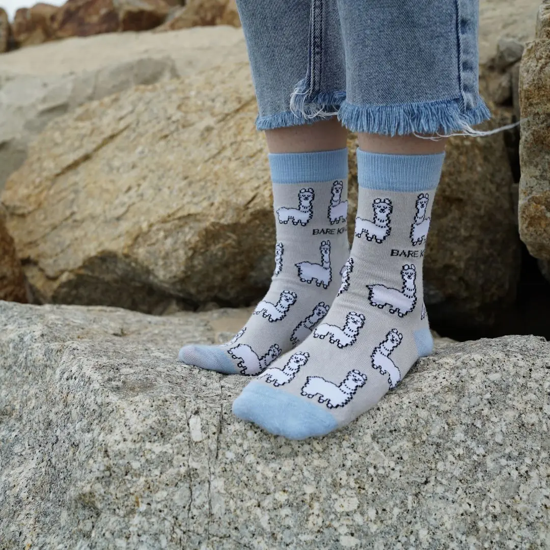 Save the Alpaca Bamboo Socks - Image 2
