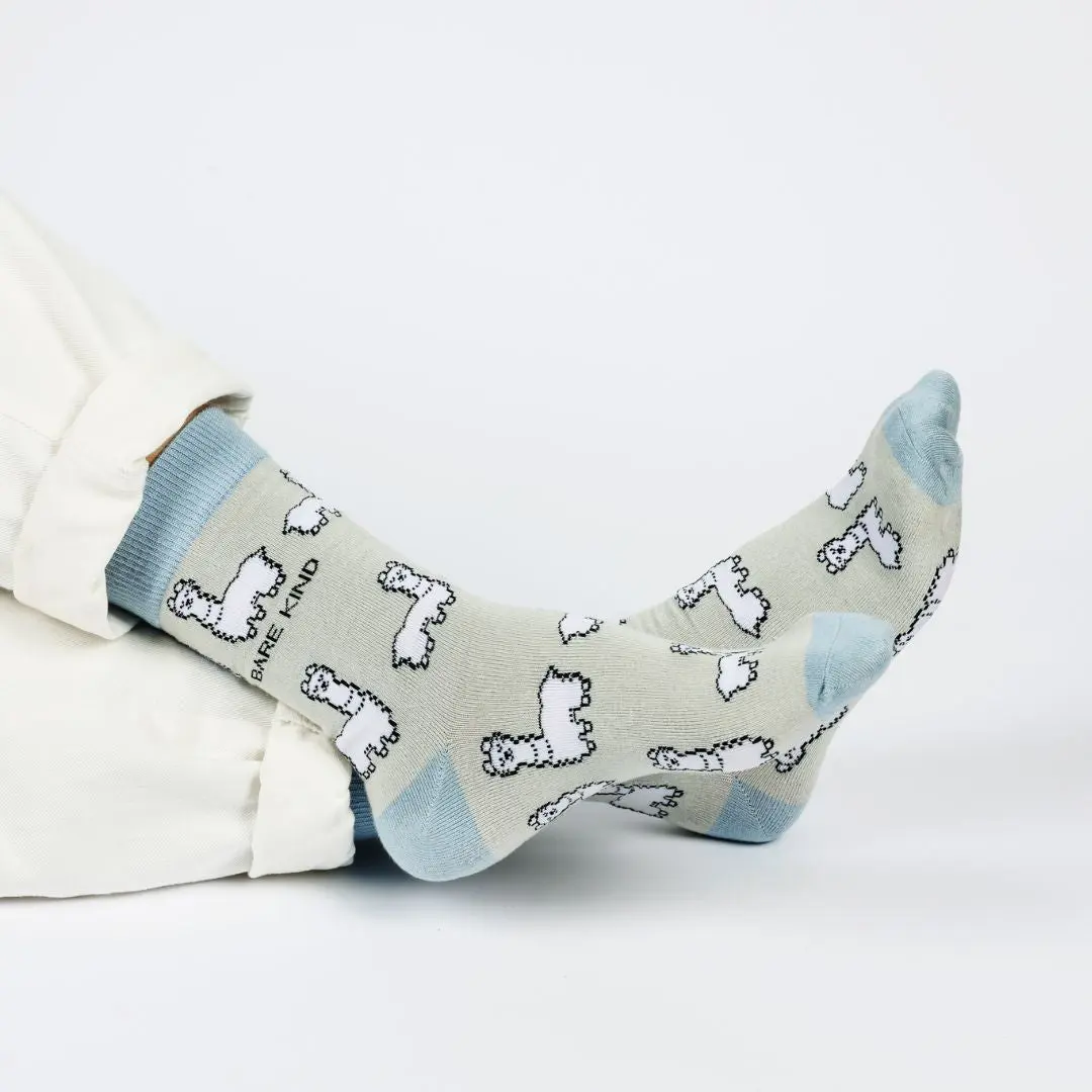 Save the Alpaca Bamboo Socks - Image 5
