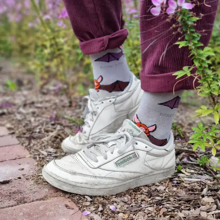 Save the Bats Bamboo Socks - Image 2