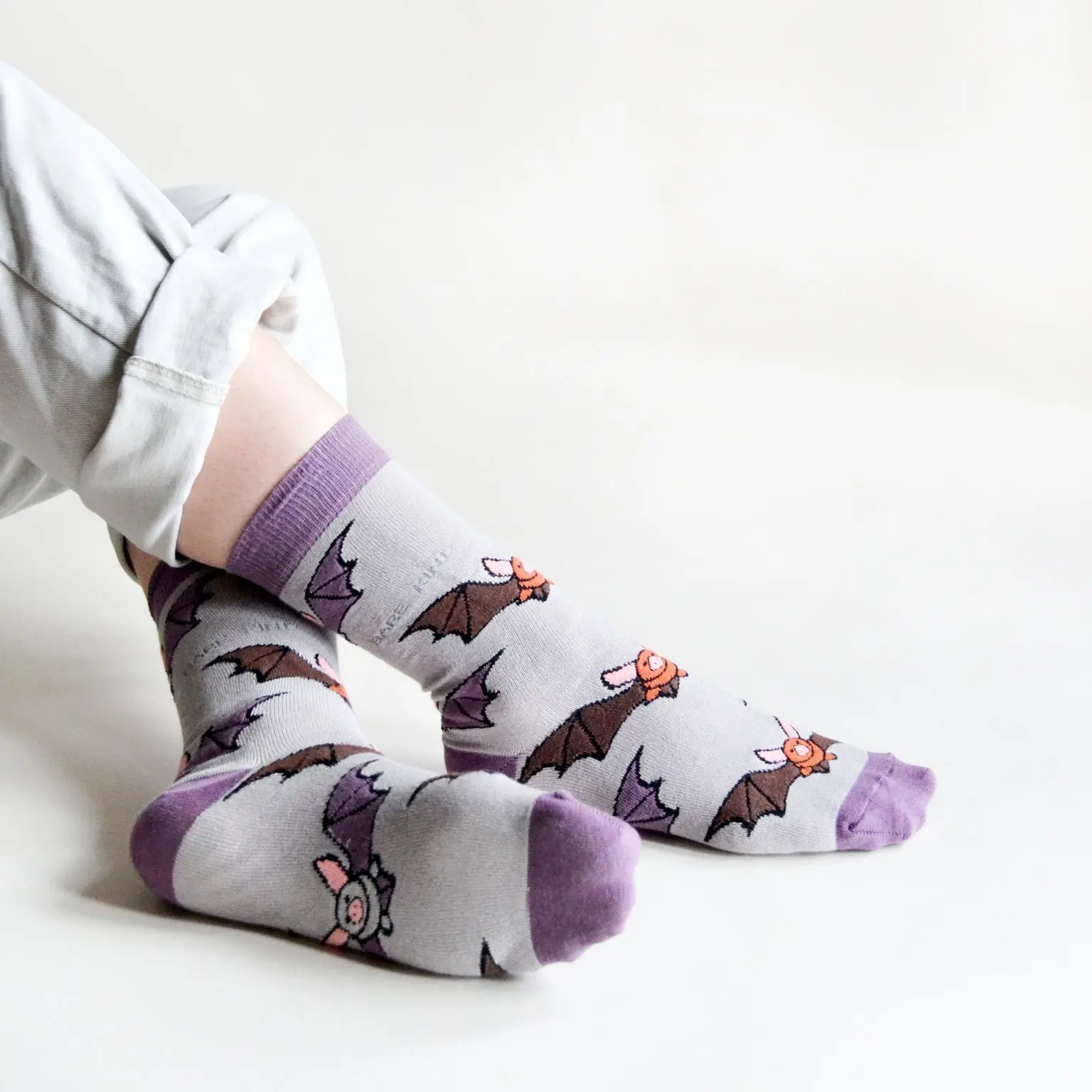 Save the Bats Bamboo Socks - Image 6