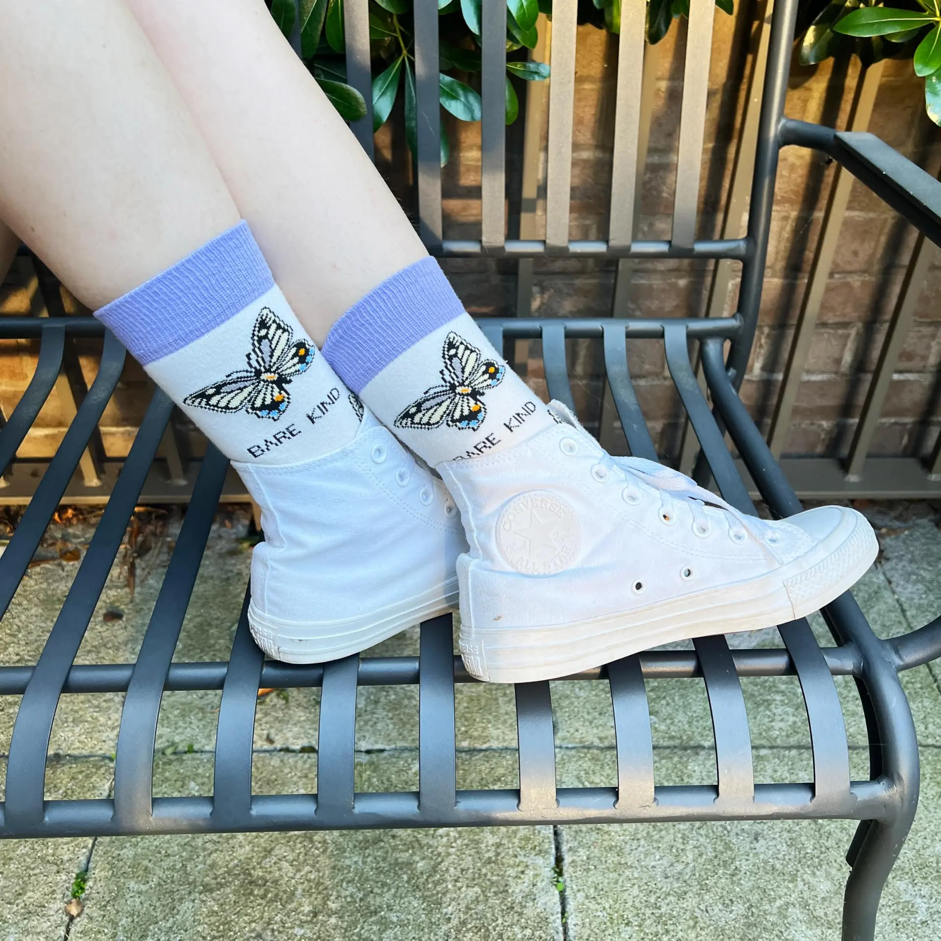 Save the Butterflies Bamboo Socks - Image 2
