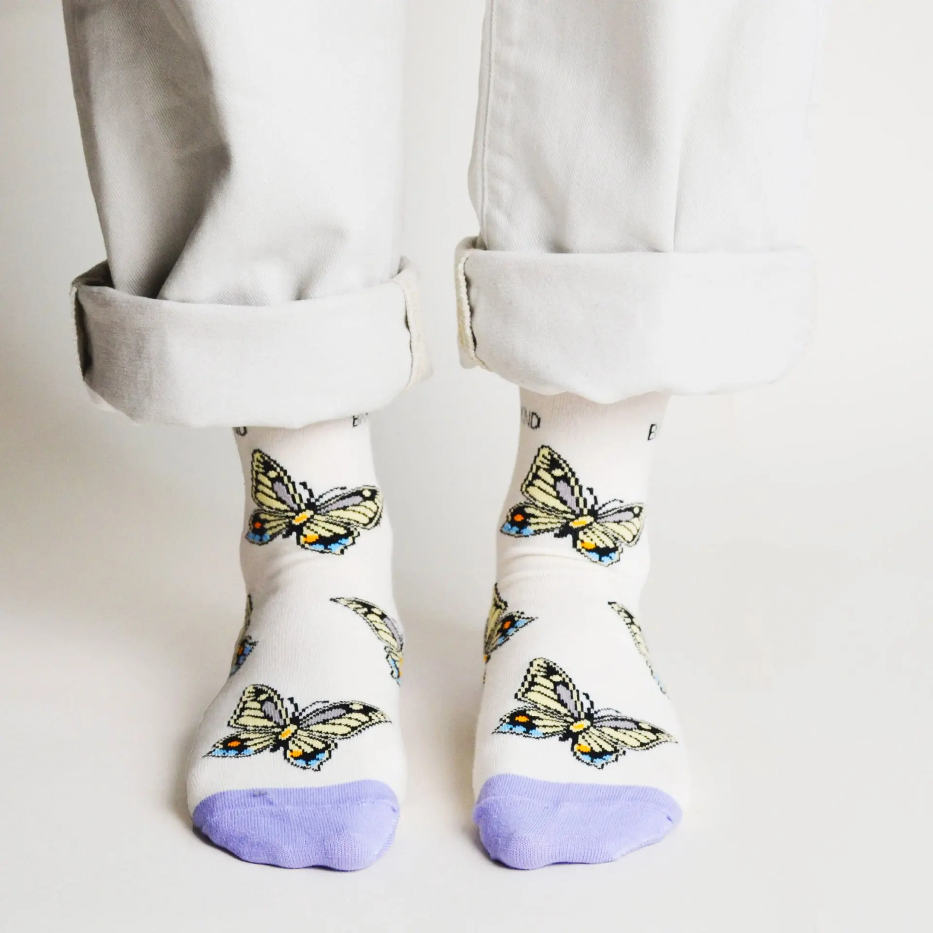 Save the Butterflies Bamboo Socks - Image 3
