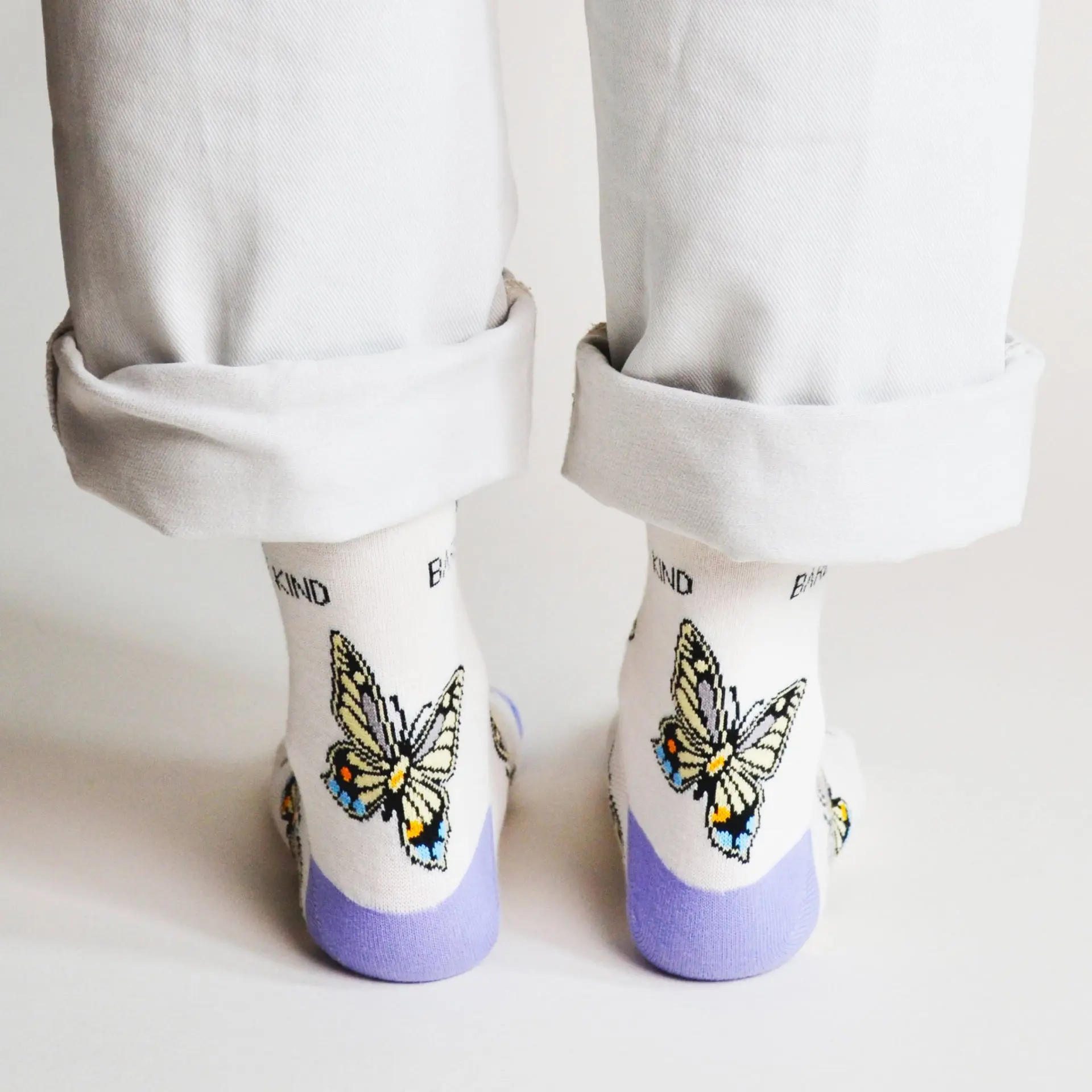 Save the Butterflies Bamboo Socks - Image 5
