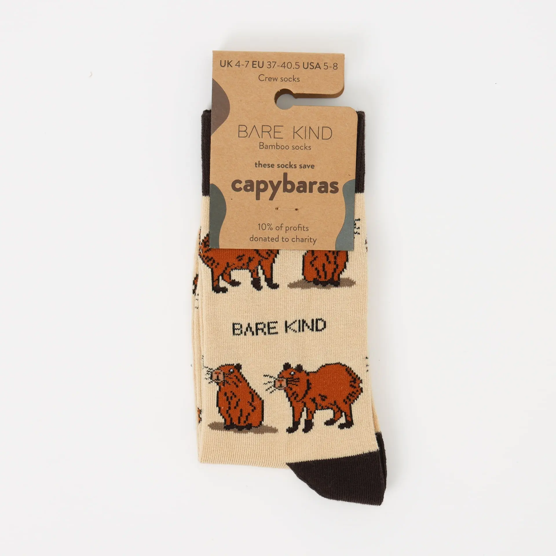 Save the Capybara Bamboo Socks - Image 4