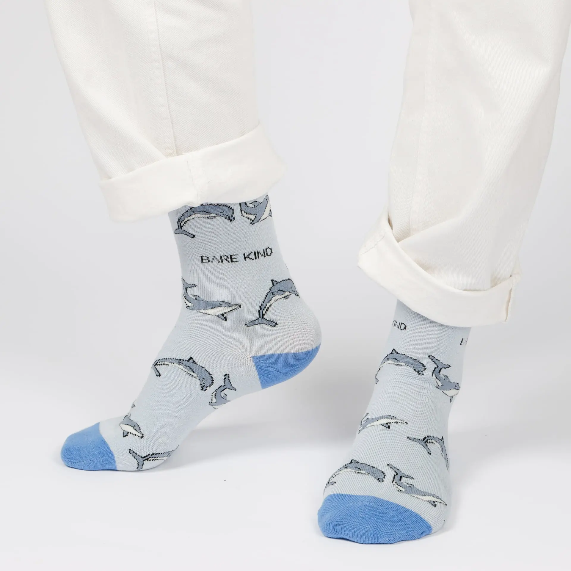 Save the Dolphin Bamboo Socks - Image 2
