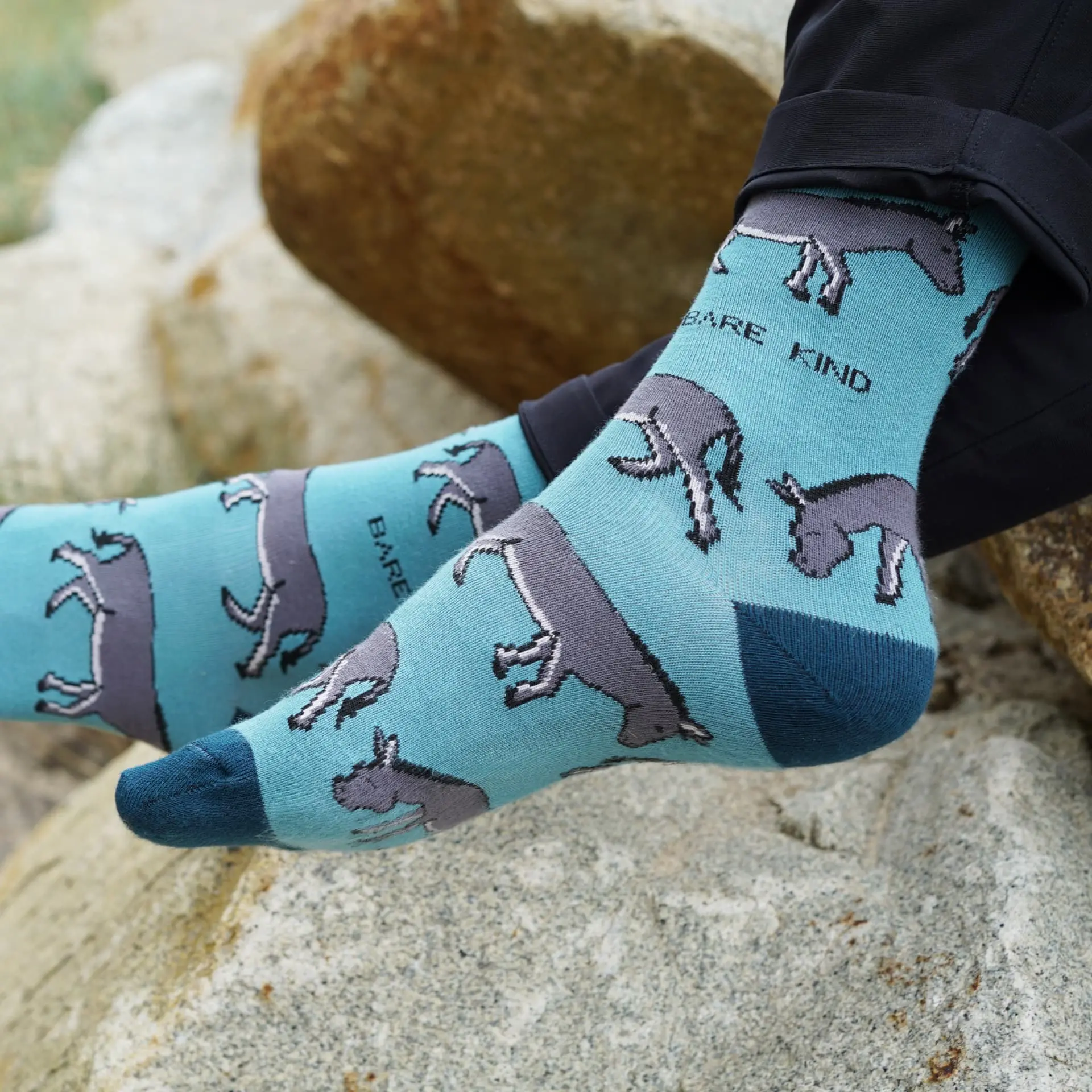 Save the Donkeys Bamboo Socks - Image 6
