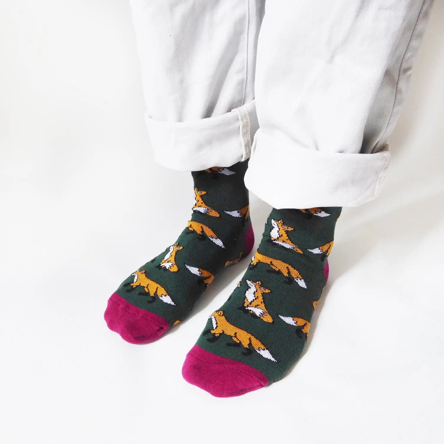 Save the Foxes Bamboo Socks - Image 3