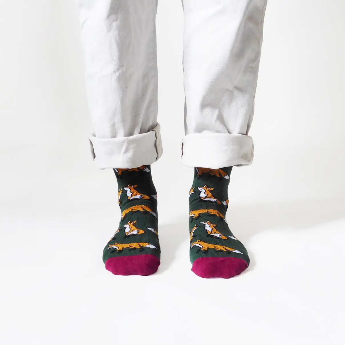 Save the Foxes Bamboo Socks - Image 5