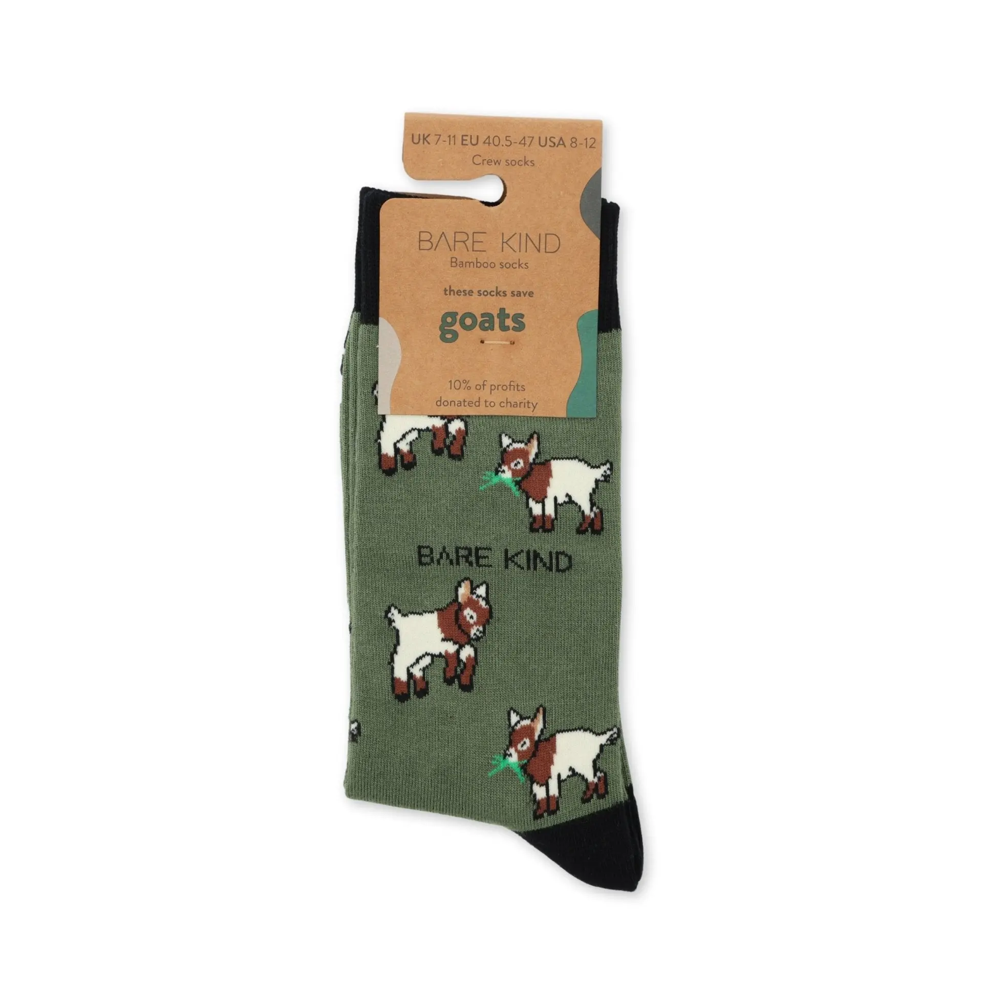 Save the Goats Bamboo Socks - Image 5