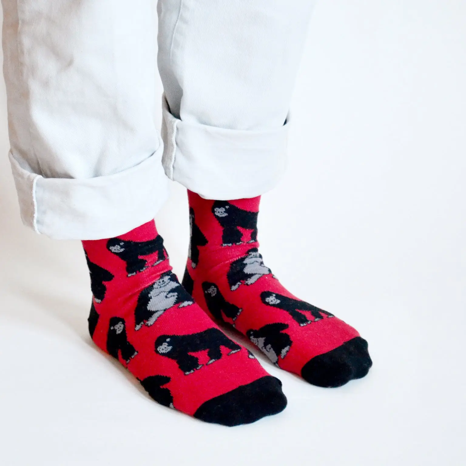 Save the Gorillas Bamboo Socks - Image 2
