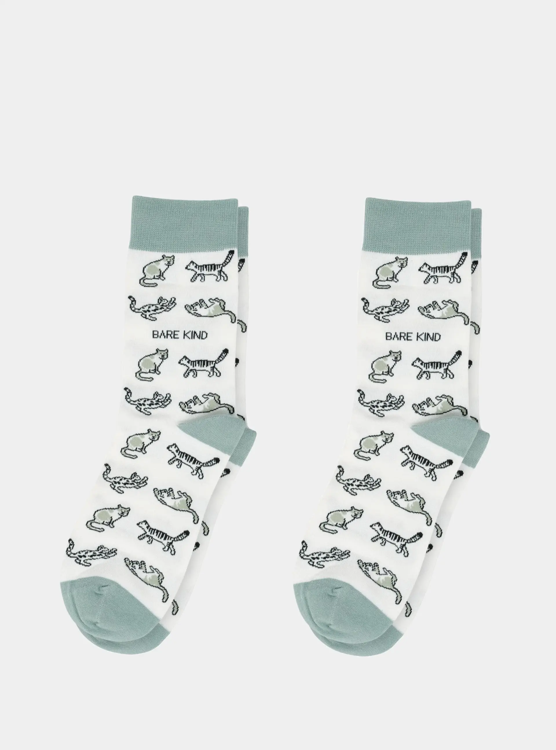 Save the Green Cat Bamboo Socks