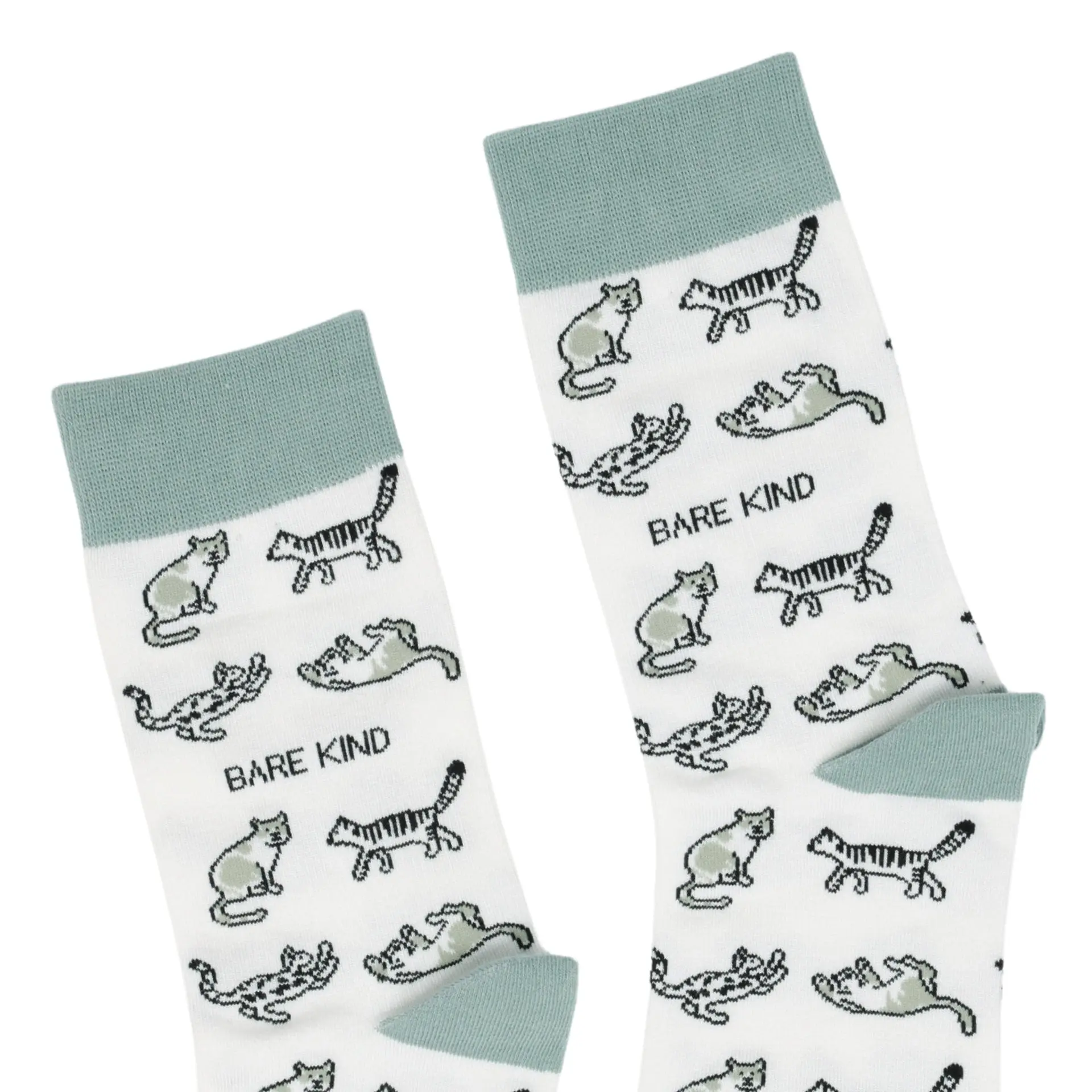 Save the Green Cat Bamboo Socks - Image 6