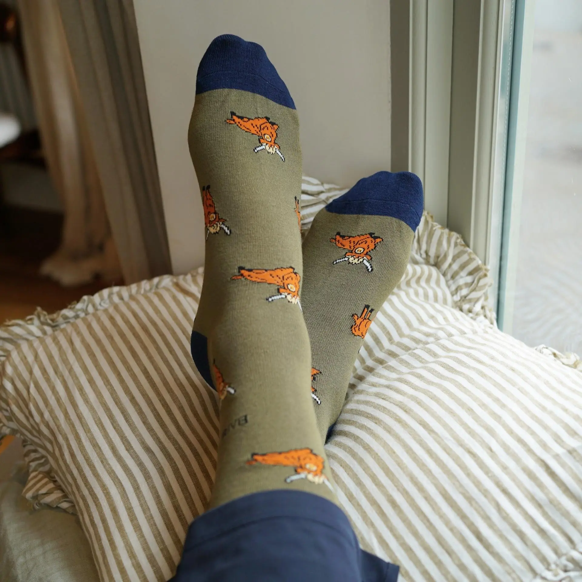 Save the Green Highland Cow Bamboo Socks - Image 3