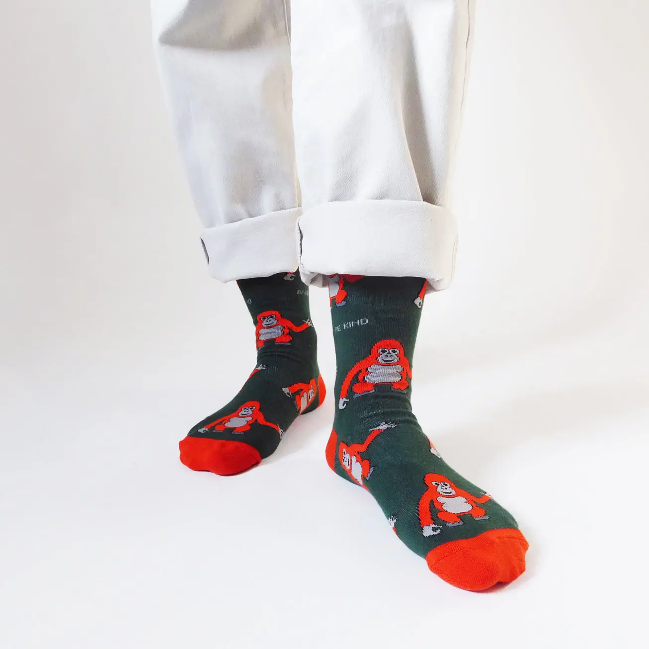 Save the Orangutans Bamboo Socks - Image 2