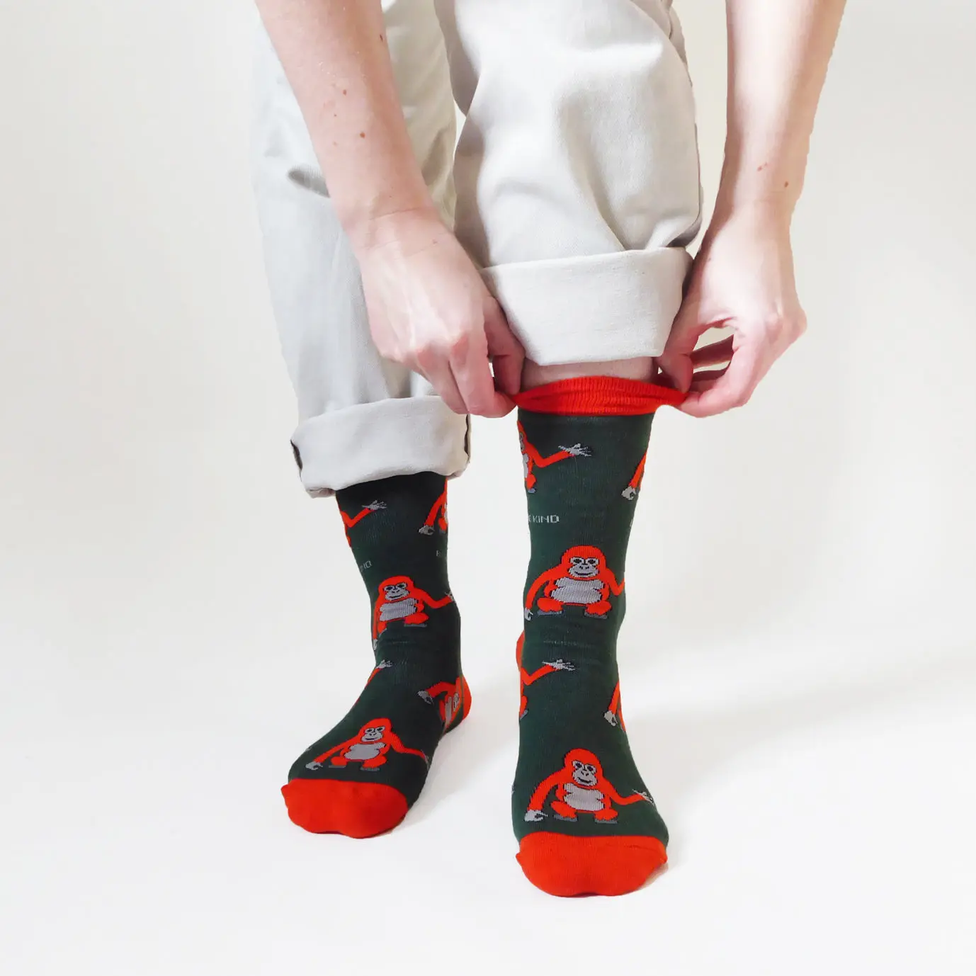 Save the Orangutans Bamboo Socks - Image 3