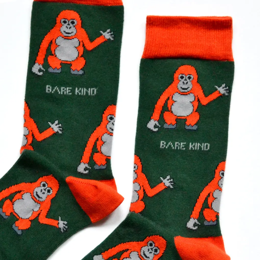 Save the Orangutans Bamboo Socks - Image 7