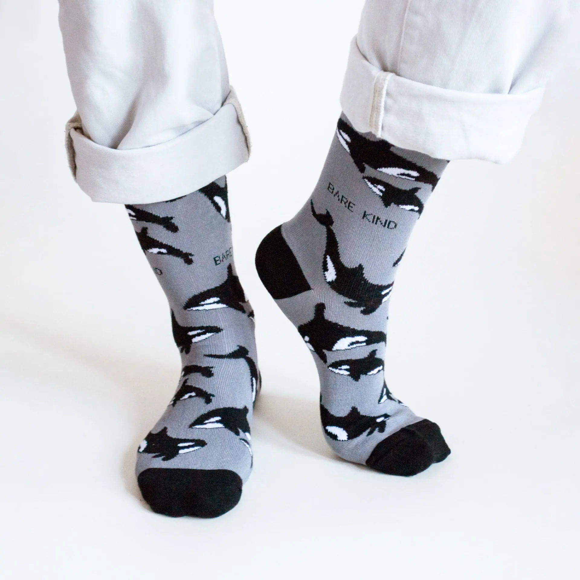 Save the Orcas Bamboo Socks - Image 2