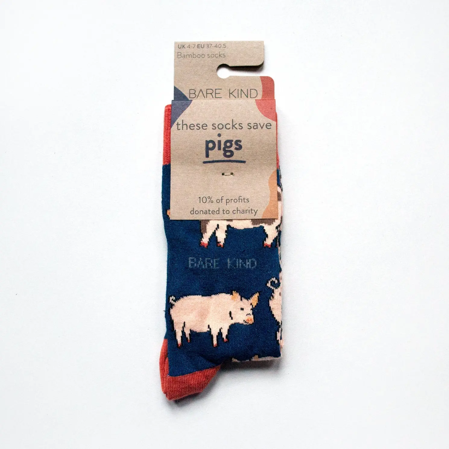 Save the Pigs Bamboo Socks - Image 6