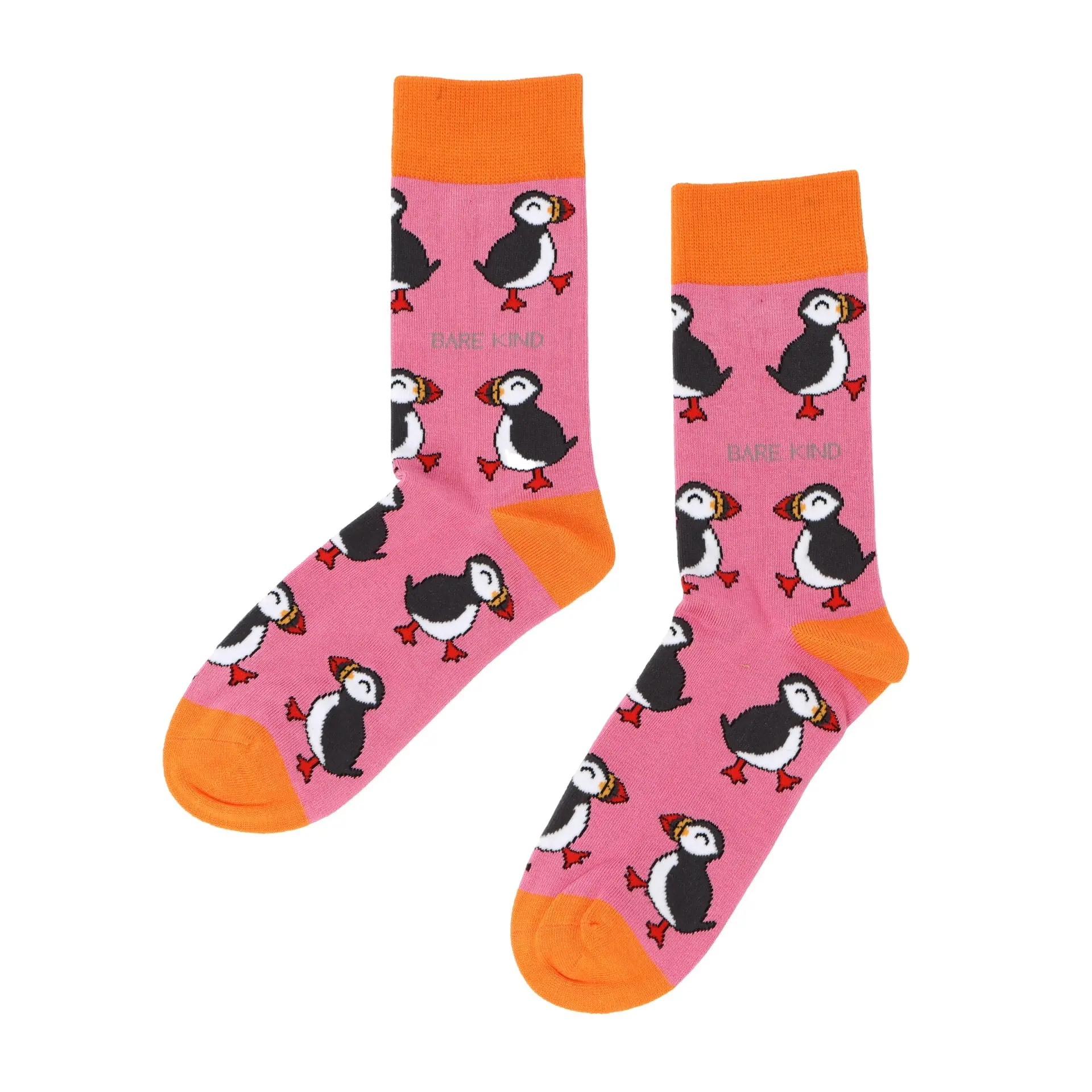 Save the Pink Puffin Bamboo Socks - Image 7