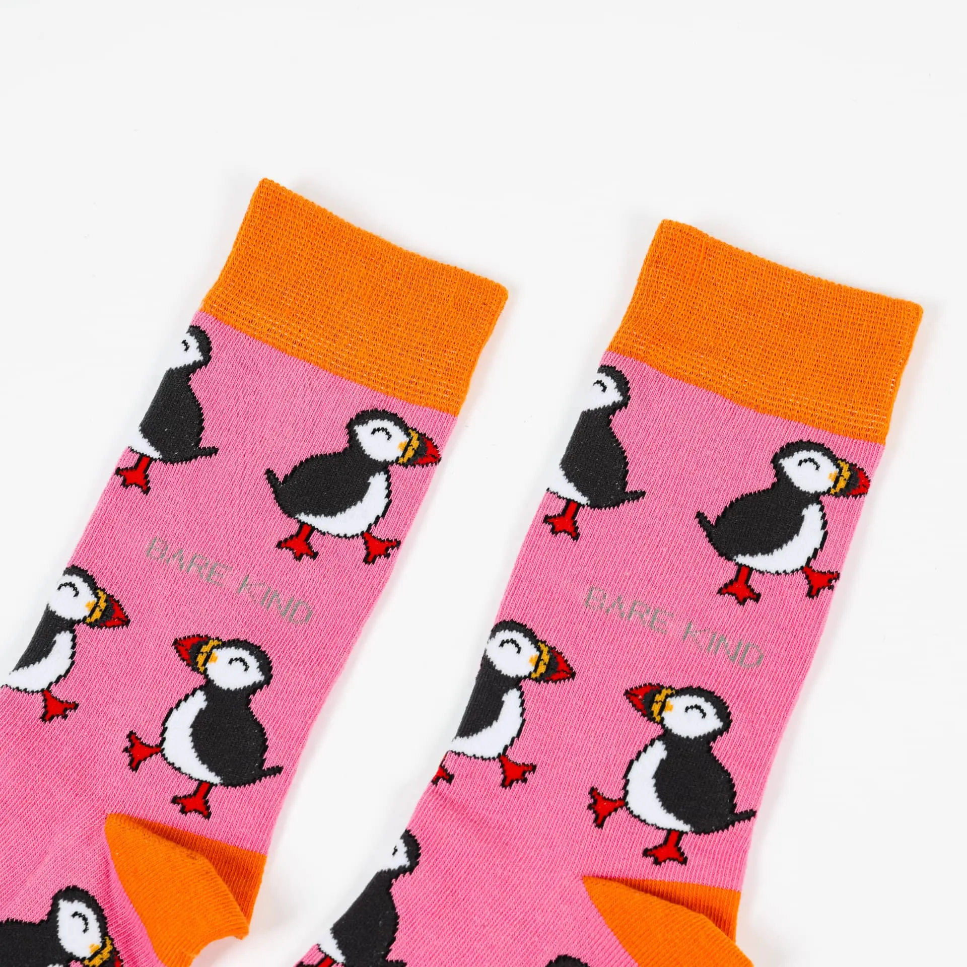 Save the Pink Puffin Bamboo Socks - Image 8