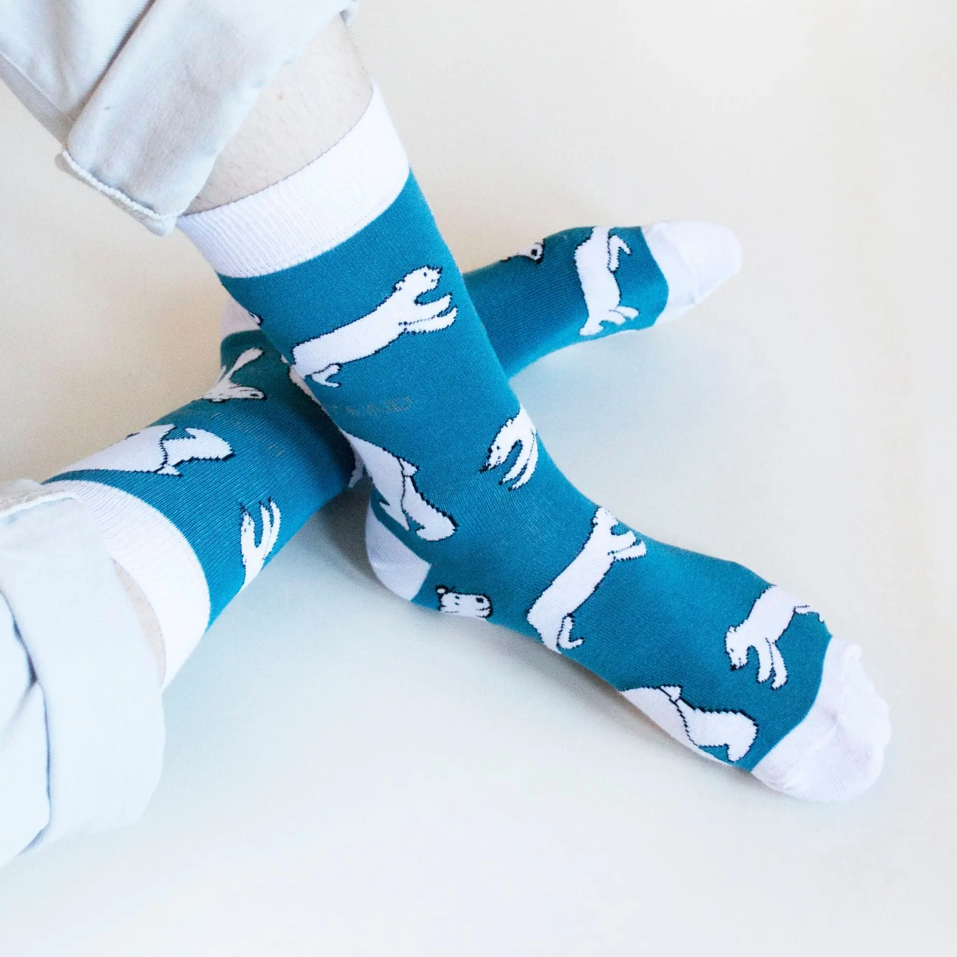 Save the Polar Bears Bamboo Socks - Image 2