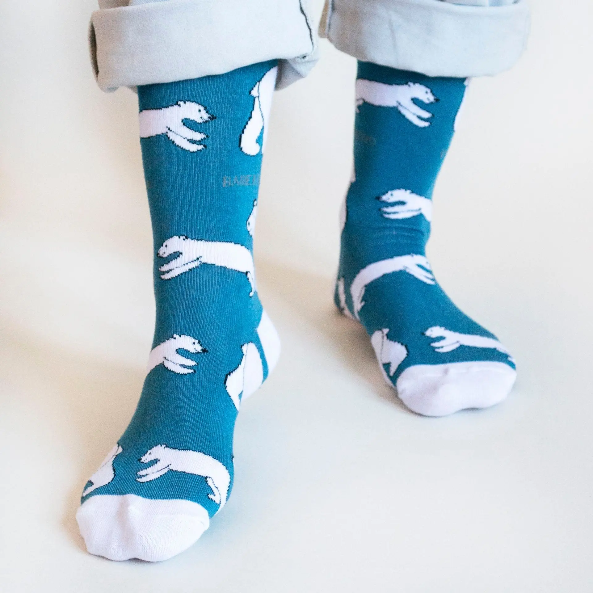 Save the Polar Bears Bamboo Socks - Image 3