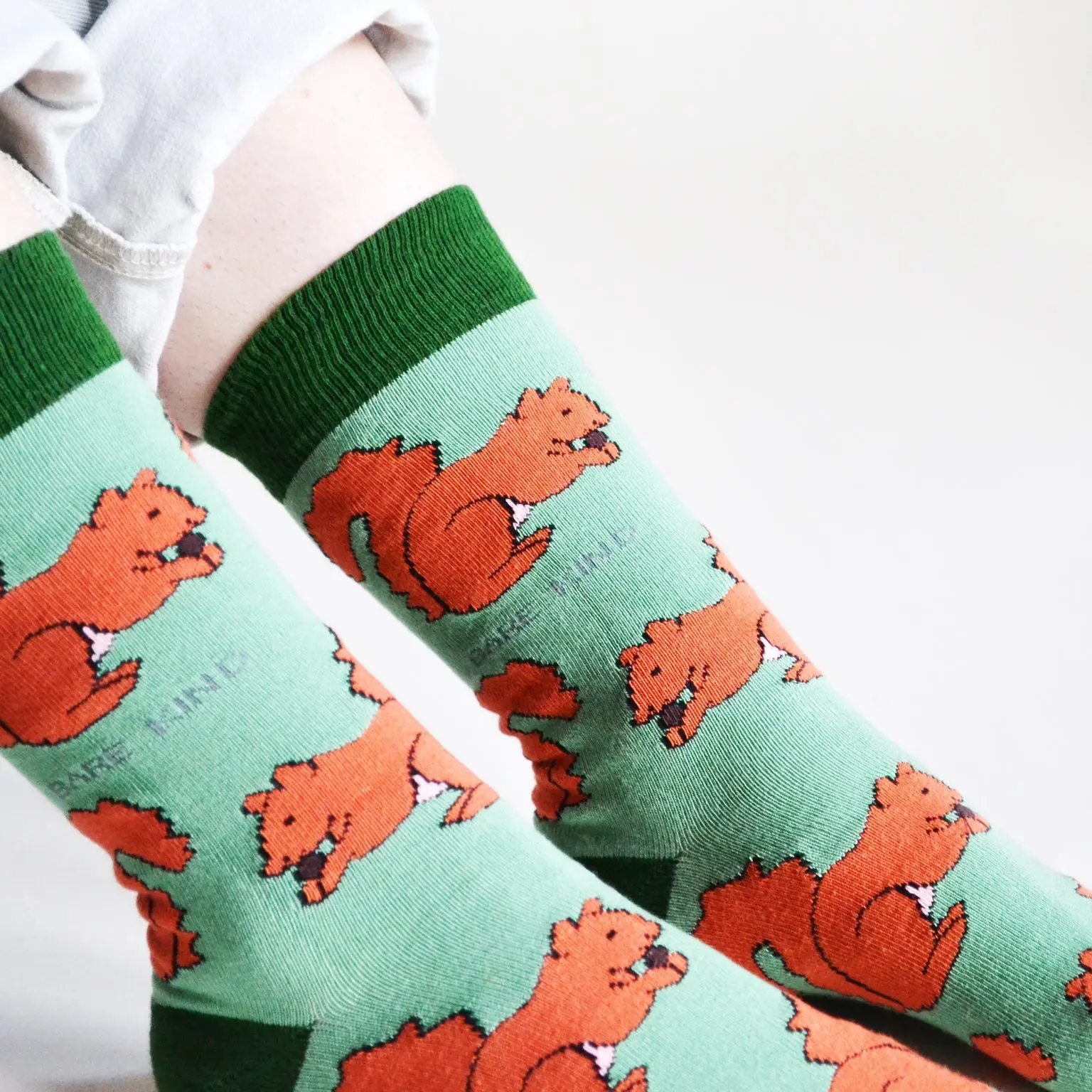 Save the Red Squirrels Bamboo Socks - Image 3