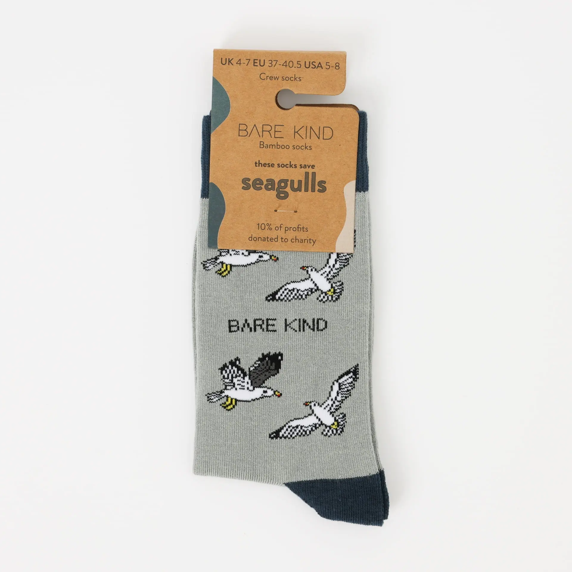 Save the Seagull Bamboo Socks - Image 4