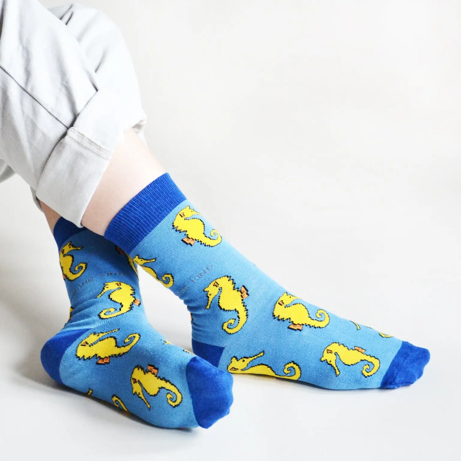 Save the Seahorses Bamboo Socks - Image 5