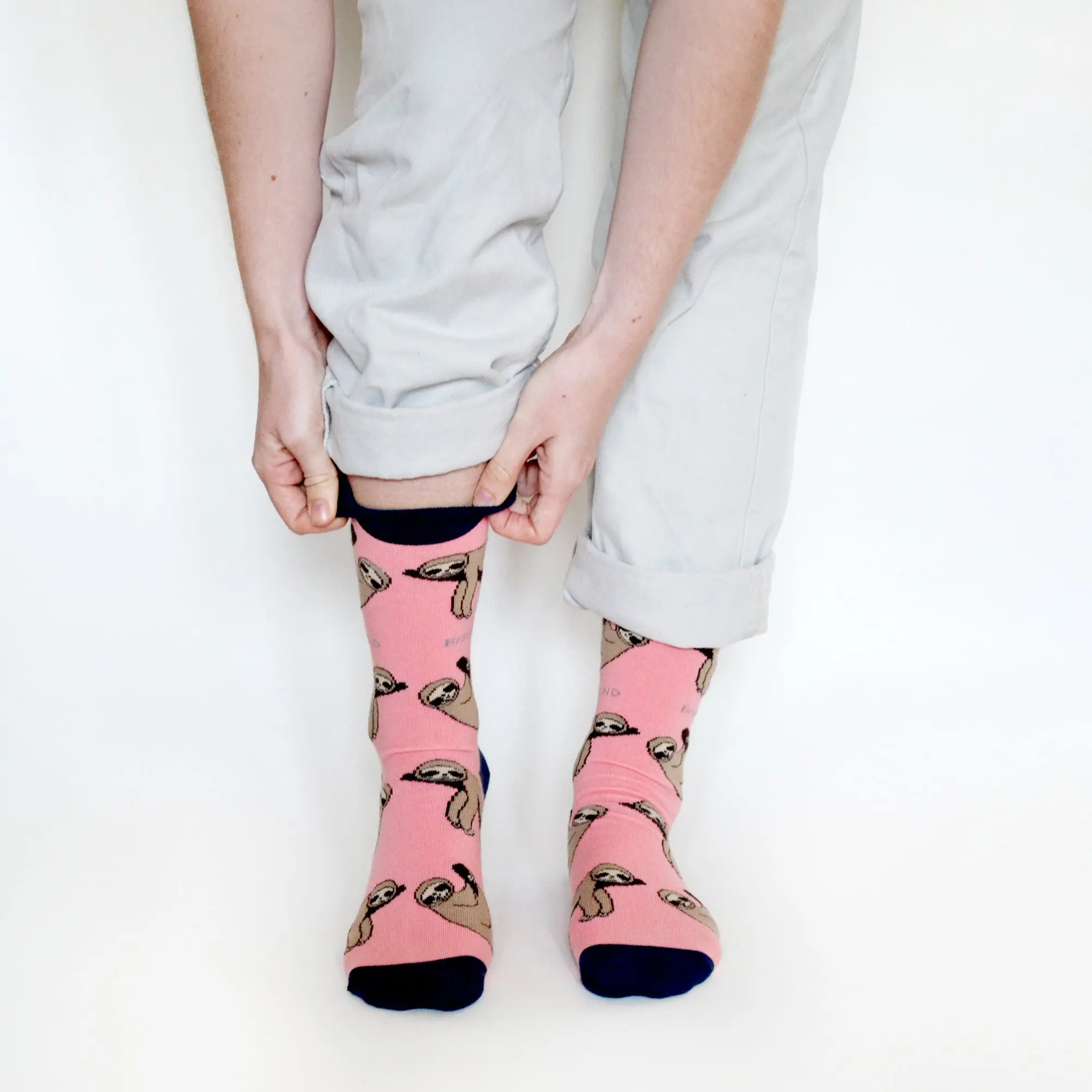 Save the Sloths Bamboo Socks - Image 3