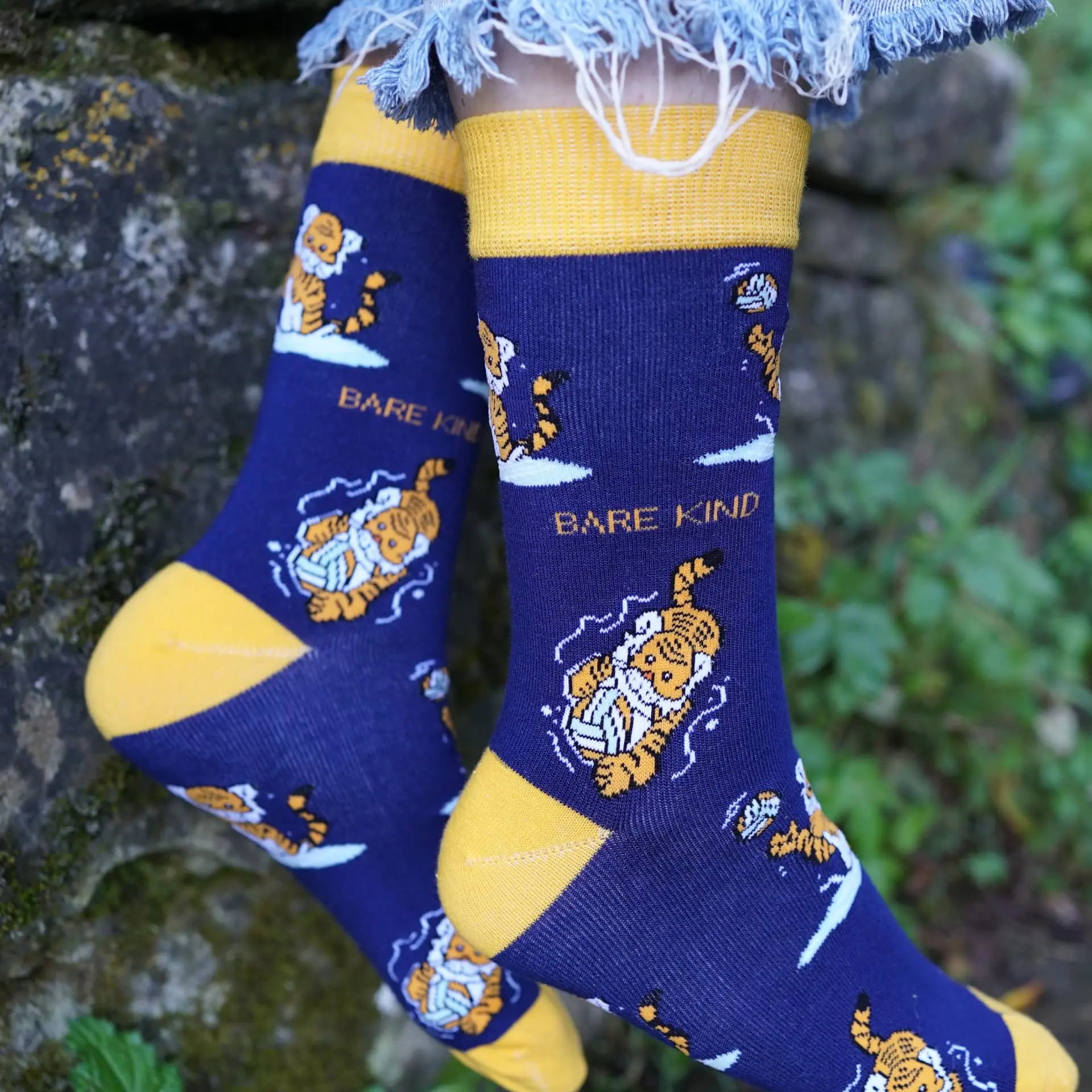 Save the Sport Tiger Bamboo Socks - Image 2