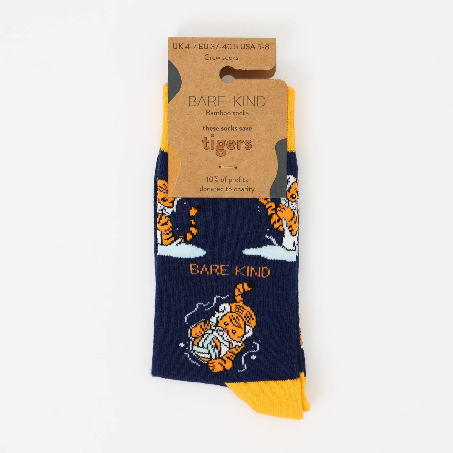 Save the Sport Tiger Bamboo Socks - Image 4