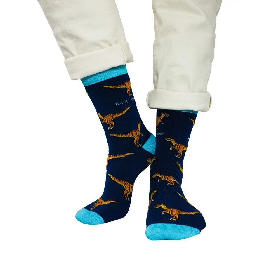 Save the Velociraptors Bamboo Socks - Image 7