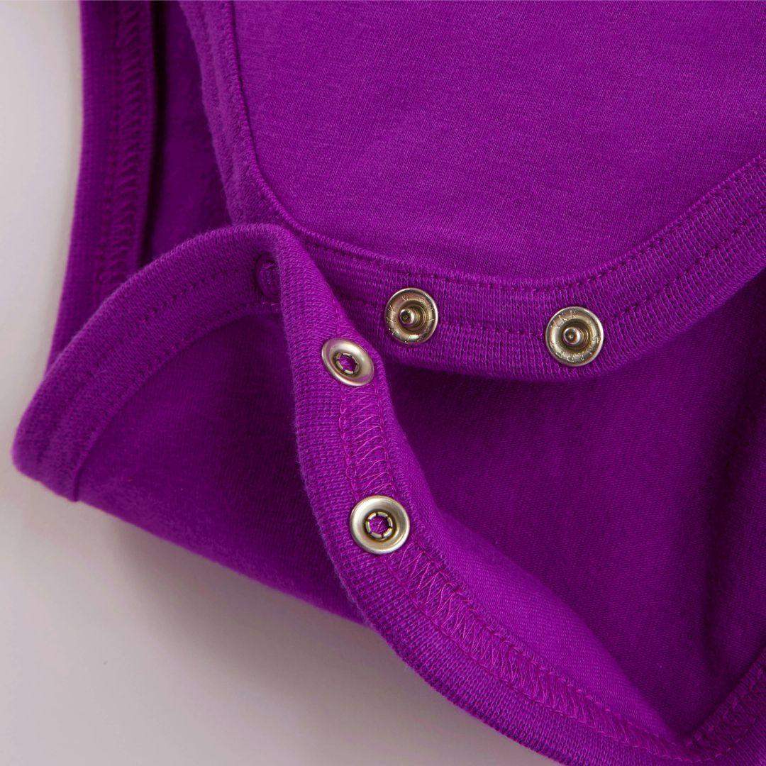 Perfectly Purple Kids Organic Long Sleeve Vest - Image 5