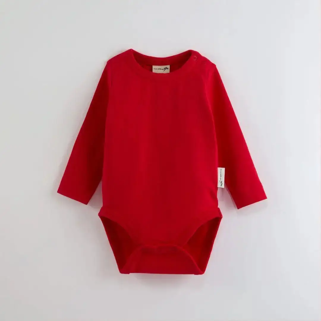 Roaring Red Kids Organic Long Sleeve Vest - Image 3