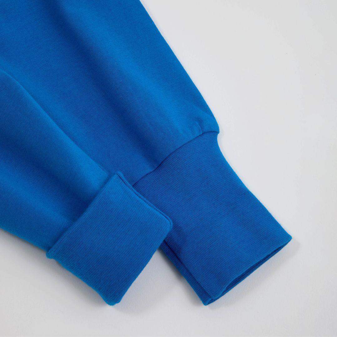 Peacock Blue Kids Organic Yoga Pants - Image 4