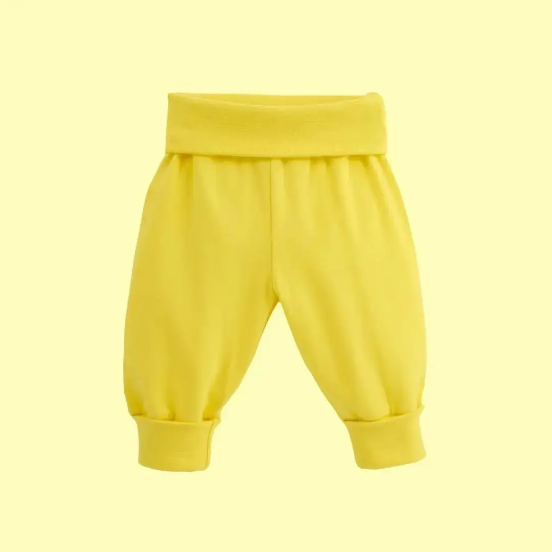 Sunshine Yellow Kids Organic Yoga Pants