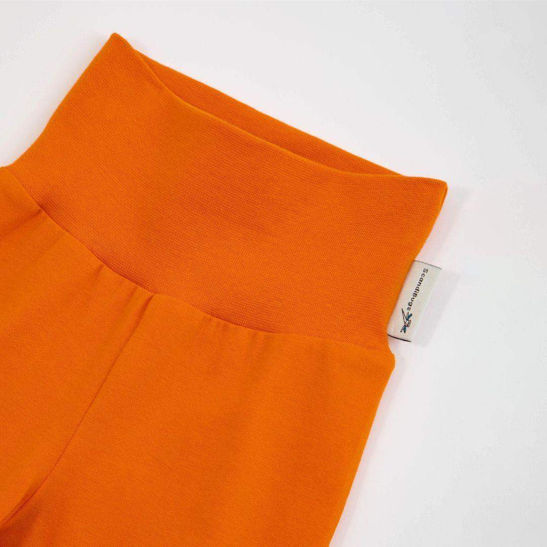 Tangelo Orange Kids Organic Yoga Pants - Image 3