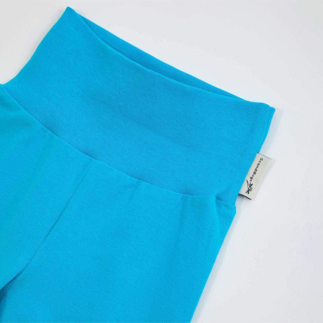 Tempting Turquoise Kids Organic Yoga Pants - Image 3