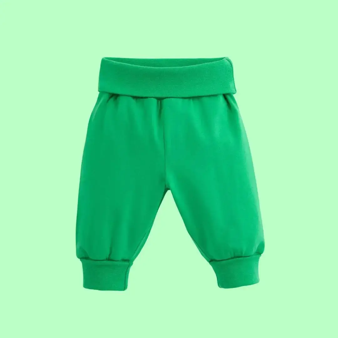 Tropical Green Kids Organic Yoga Pants